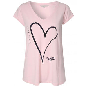 Women's "I Am Loved" Tee in Pink