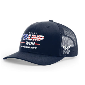Trump Won Patriotic Baseball Cap (available in different styles